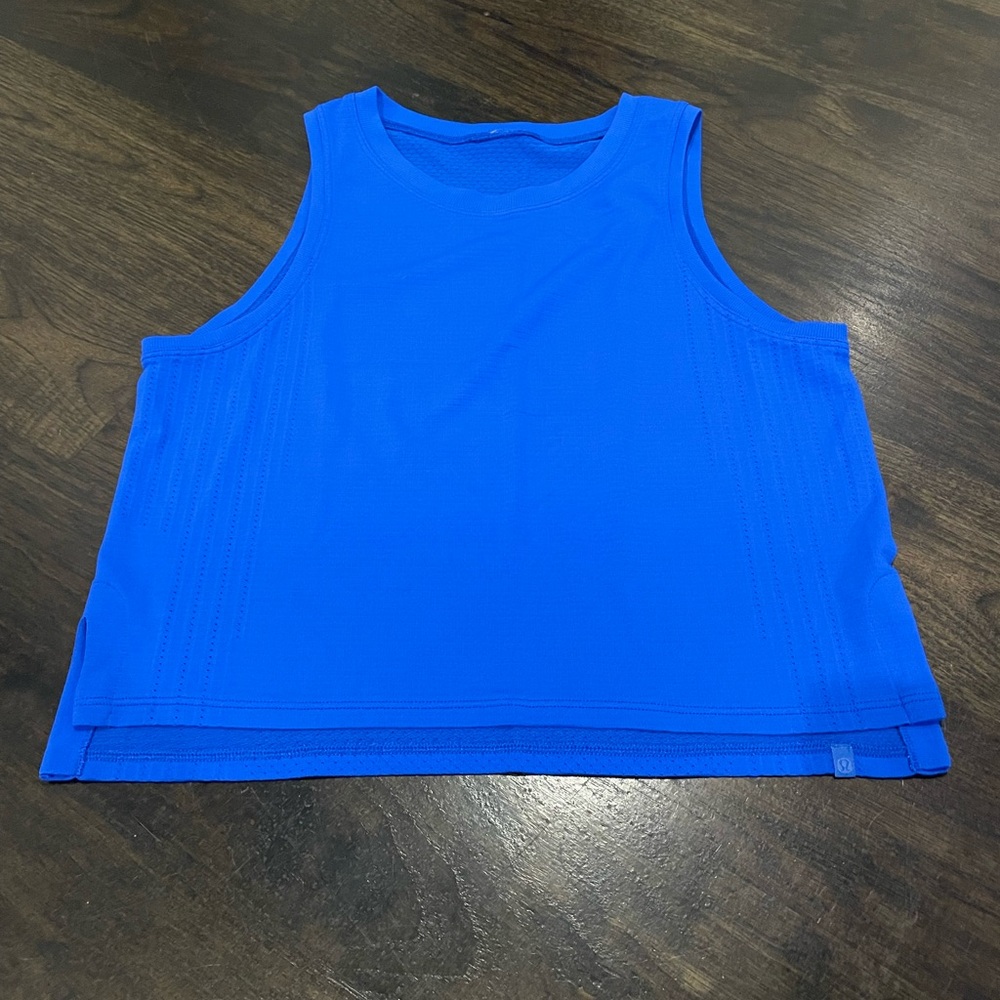 Lulu Blue Sleeveless Top